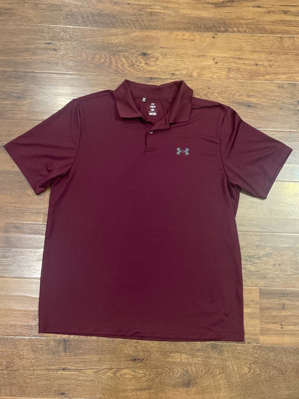 Under‎ Armour Loose Fit Polo Deep Purple Sz Large